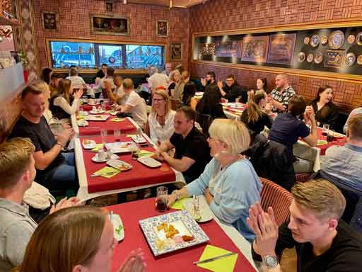 Impression der Food Tour des Genussmarathons während der kulinarischen Stadtführung 2